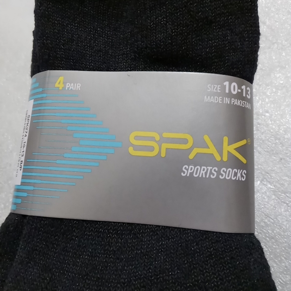 Spak size 10-13 new Sports Socks (lot r6) 10-12 - Picture 2 of 2